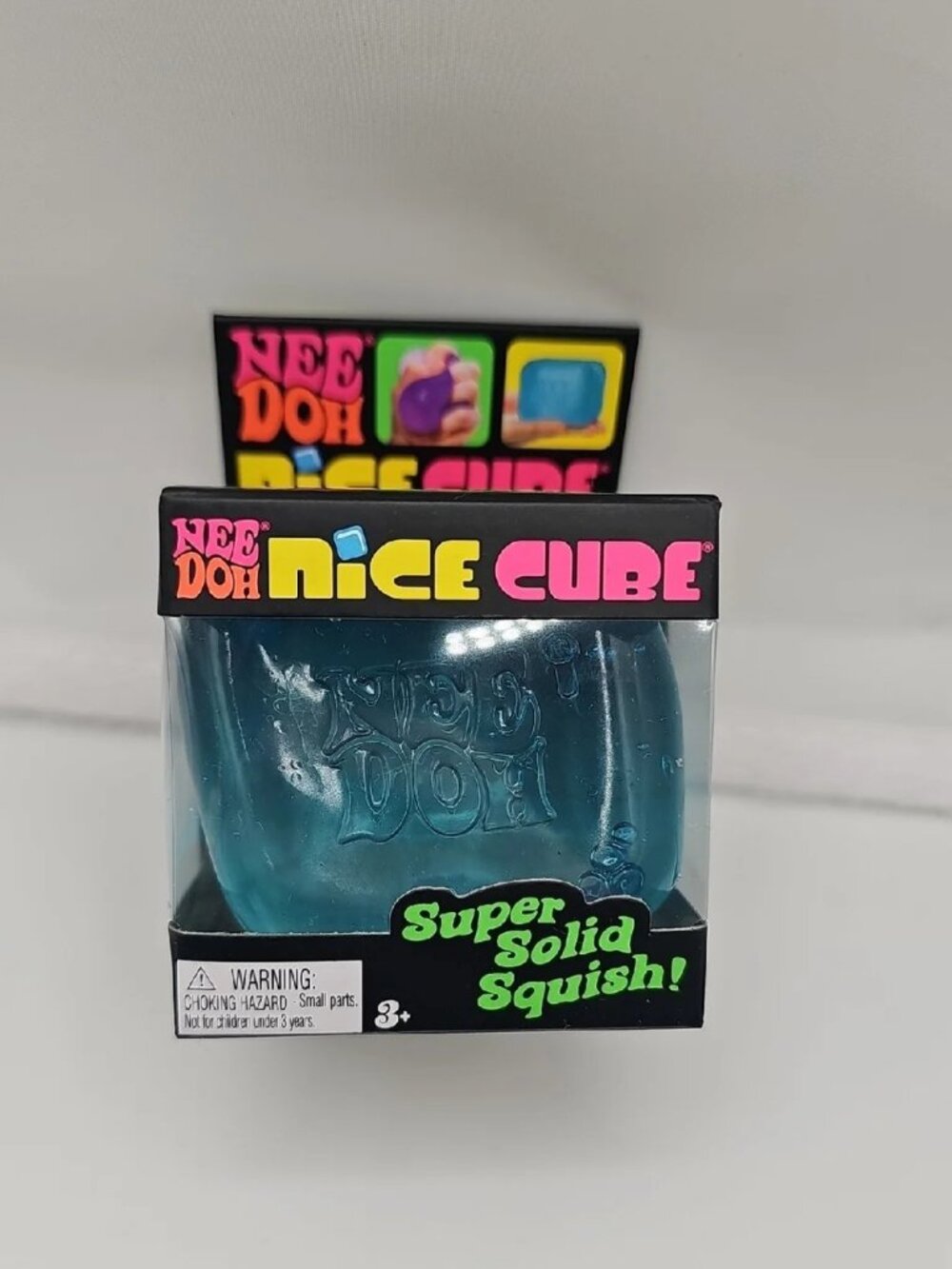 NEEDOH Nee Doh Nice Cube Blue NIB SEALED